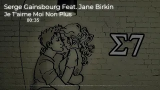 Serge Gainsbourg Feat. Jane Birkin - Je T'aime Moi Non Plus (1969) 🎧 Studio7 Romantic 🎼🎹 FULL HD