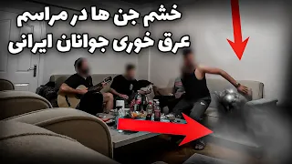 ویدیو وحشتناک از لحظه تسخیر شدن پسر ایرانی که ضبط دوربین مداربسته شده