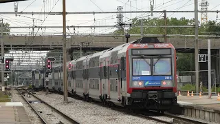 RER C : Départ d’un UM de de Z20500 et Z20900 en gare de Saint Quentin en Yvelines