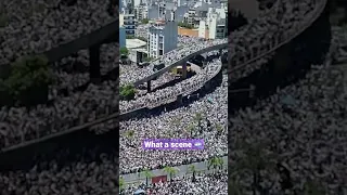The streets are packed in Buenos Aires for Argentina’s World Cup victory parade 🎉