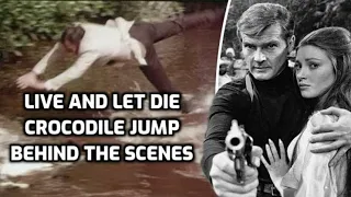 Roger Moore - James Bond 007 - Live And Let Die Crocodile Jump Behind The Scenes.