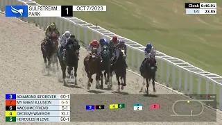 Gulfstream Park Carrera 1 - 7 de Octubre 2023