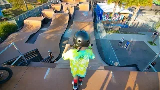 5 YEAR OLD SCOOTER KID DOES MEGA RAMP!