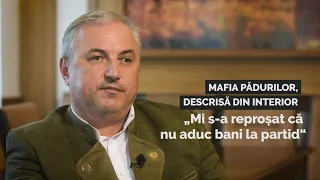 Mafia pădurilor, descrisă din interior: „Mi s-a reproșat că nu aduc bani la partid“