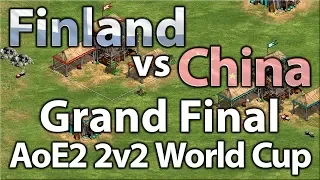 AoE2 2v2 World Cup | China vs Finland | Grand Finals