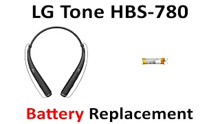 Tutorial How To Replace Repair Bad Battery LG Tone HBS-780