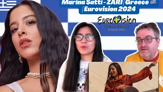 Marina Satti - ZARI | Greece 🇬🇷 | Eurovision 2024 | 🇩🇰REACTION