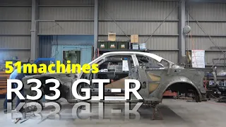 R33GT-R再生プロジェクト#02　分解してブラストまで。