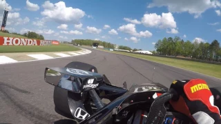 VISOR CAM: Graham Rahal at Barber Motorsports Park