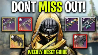 FARM THESE WEAPONS THIS WEEK! Your Weekly Farming Guide In Destiny 2 | April 24 Reset Guide