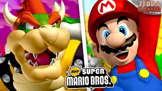 New Super Mario Bros. All Bosses! - Zebratastic Moments