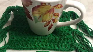 EASY CROCHET MUG RUGS FOR BEGINNERS