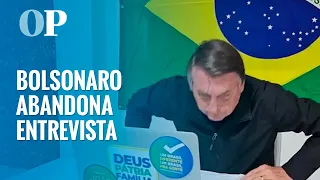 Bolsonaro abandona entrevista na Jovem Pan após ser questionado sobre rachadinha