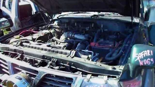 Запуск двигателя TD42T Nissan Safari Y61