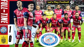 jamshedpur fc vs hyderabad fc highlights live football match vlog #jamshedpurvlogger