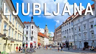 One day in Ljubljana, Slovenia (Walking Tour) | Things to do in Ljubljana, Slovenia | Ljubljana 4K