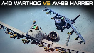 A-10C Warthog Tank Killer Vs AV-8B Harrier DOGFIGHT | Digital Combat Simulator | DCS |