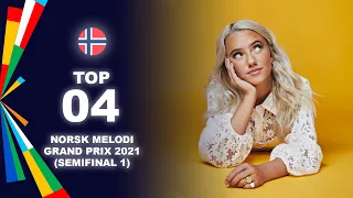 🇳🇴 Eurovision 2021: NORWAY - SEMIFINAL 1 MELODI GRAND PRIX 2021 - My Top 04