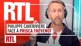 Philippe Caverivière face à Prisca Thevenot, porte-parole de Renaissance