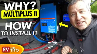 Installing the Victron Multiplus II Inverter to Power our 50A RV Off-Grid | RV With Tito DIY