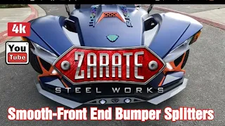 Zarate front end bumper splitter install 2022 Slingshot  R