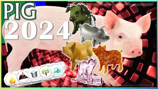 Pig Horoscope 2024 |➤| Wood, Fire, Earth, Metal, Water