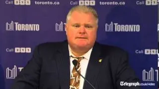 Toronto mayor Rob Ford apologises for obscene comments