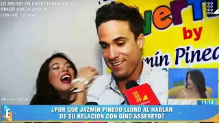 Jasmin pinedo lloro al hablar de su relacion con Gino Assereto