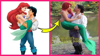 DISNEY COUPLES In Real Life - Part 1 💥 All Characters 👉@WANAPlus