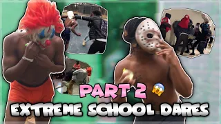 ‼️EXTREME SCHOOL DARES PT 2‼️(BEST ON YOUTUBE 💚)