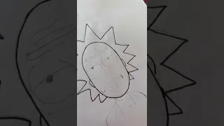 Desenhei o  Rick and Morty