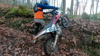 Hard enduro training - Husqvarna 310 TE 4T - enduro Braap.* nice 4 stroke bro !