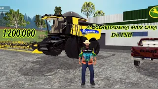 🔰Farming Sim Brasil🔰@JG_Gameplay_AGRO🔰Fazenda De Sucesso comprou a Colheitadeira de 1.200.000😲🥵