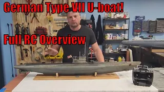 German Type VII in 1:48 scale - RC Submarine!