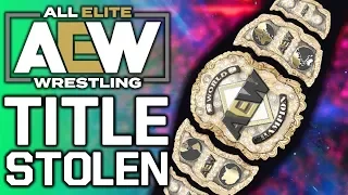 AEW World Title Belt STOLEN From Chris Jericho