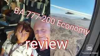 BA 777-200 /ECONOMY /GATWICK TO LAS VEGES/TRAVEL DAY/MEALS/WI-FI/REVIEW