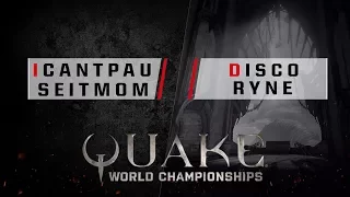 Quake - icantpauseitmom vs. discoRyne [1v1] - Quake World Championships - Ro16 NA Qualifier #4