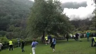 NKP 765 climbing Horseshoe Curve