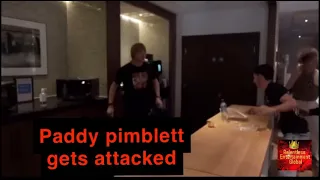 Paddy the baddy pimblett gets attacked by llia topuria ahead of ufc londan