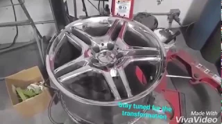 Restoring Peeling Damaged Chrome Wheels - RTP Customs