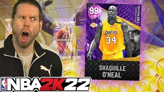 Opening 5.4 MILLION VC for INVINCIBLE SHAQ on NBA 2K22