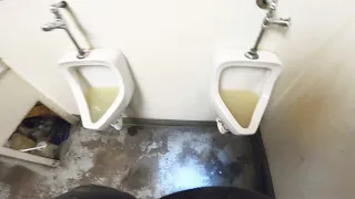 URINALS OVERFLOWING WITH URINE/CALCIUM UNCLOGGING - Drain Pros Ep. 32