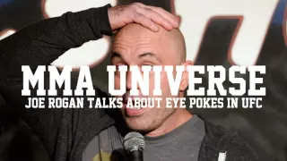 Joe Rogan is sick of eye pokes and talks about Michael Bisping seperated eyeball