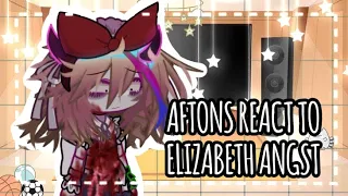 Aftons react to Elizabeth Afton angst||FNAF||GACHA||GACHALIFE2||REACTION||