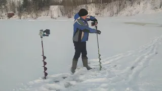 Бюджетный шуруповёрт для ледобура.