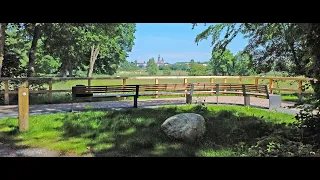 Caspar-David-Friedrich-Blick – Wiesen bei Greifswald und Blick auf Greifswald