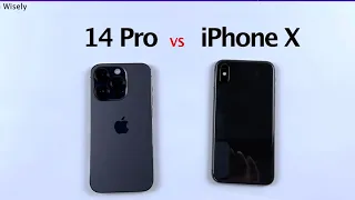 iPhone 14 Pro vs iPhone X - SPEED TEST