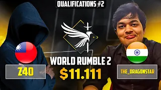 $11.111 - WORLD RUMBLE 2 - Z40 vs DRAGONSTAR - QUALIFICATIONS