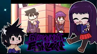 Reaction Anime Gacha Friday Night Funkin Animania - Komi Can't Communicate