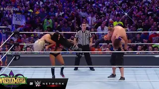 Jøhň Čëñą & Ñíķķí Bêļļą vs The Miz and Maryse